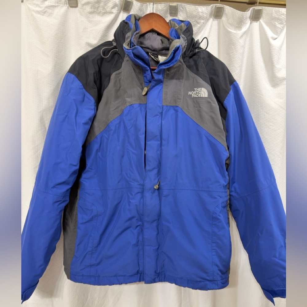 The North Face Parka 3-in-1 Jacket Mens‎ Blue Goretex Shell Gorpcore Skiing Sz M